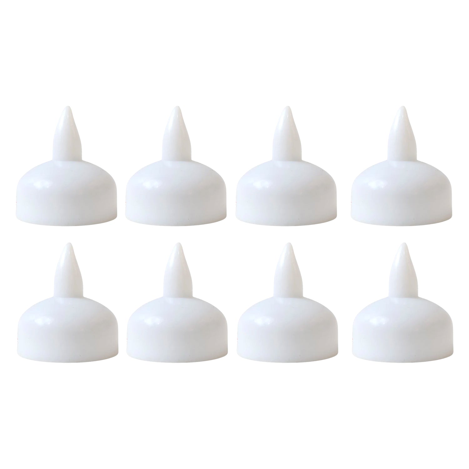 Round LED Flameless Tealight Candles - (8 Pc) Round LED Flameless Tealight Candles - (8 Pc)